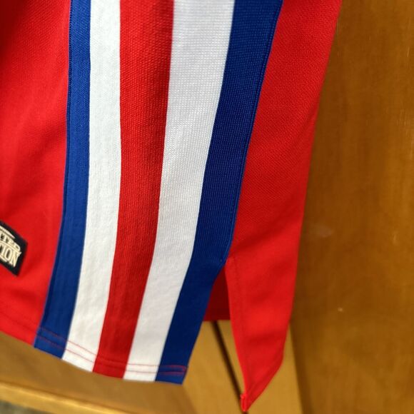 Harlem Globetrotters Dress Meadowlark Lemon Limited Sewn Jersey #36 L Red V Neck - Picture 9 of 11